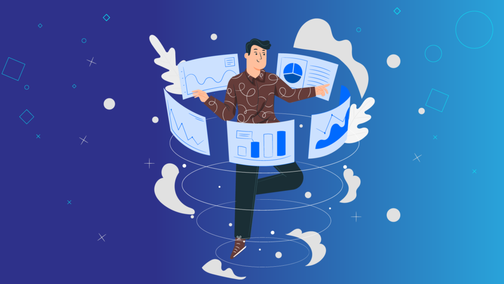 Transformación Digital. Hombre feliz por el cambio positivo